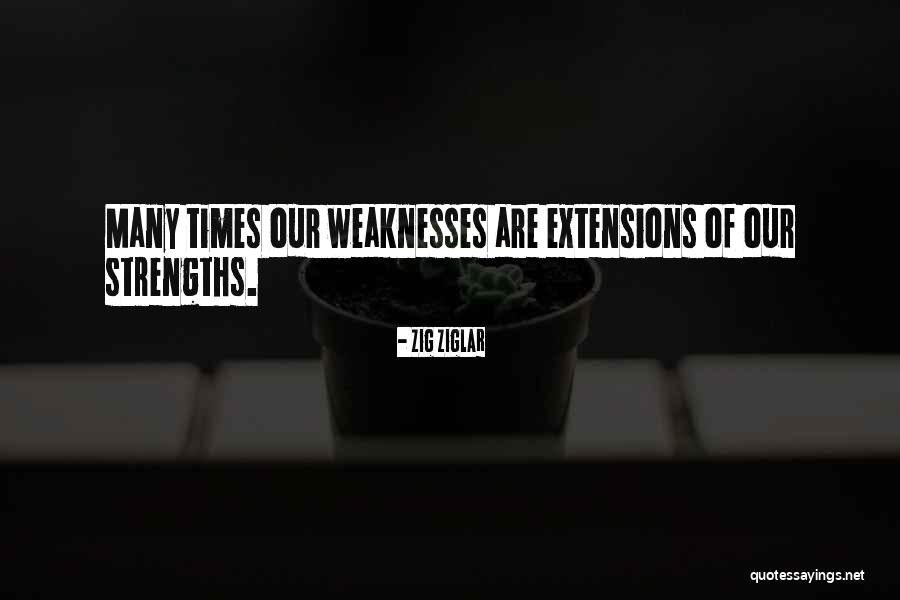 Times Of Weakness Quotes By Zig Ziglar