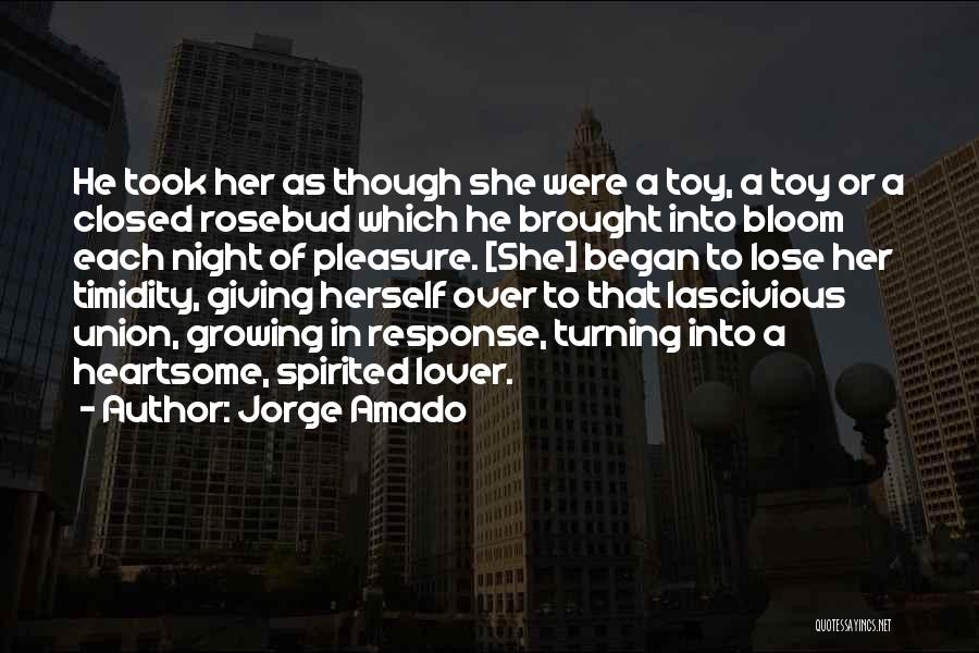 Timidity Quotes By Jorge Amado