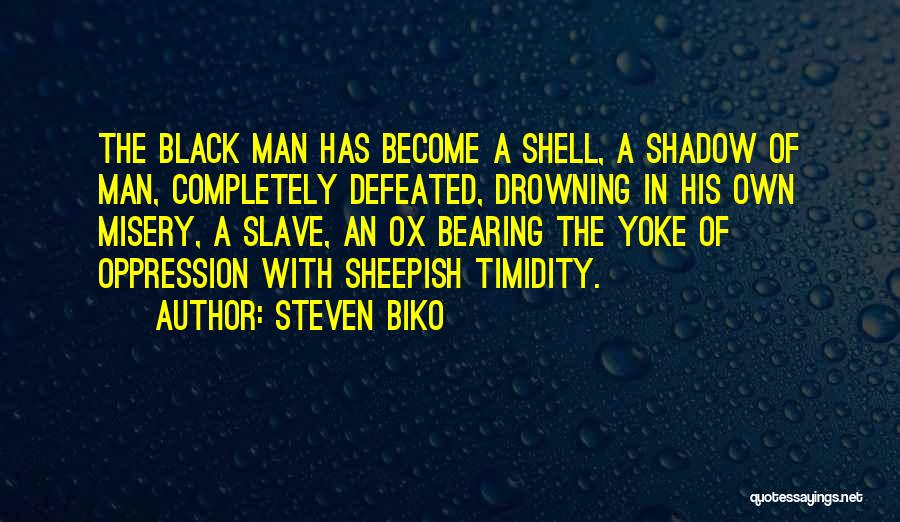 Timidity Quotes By Steven Biko