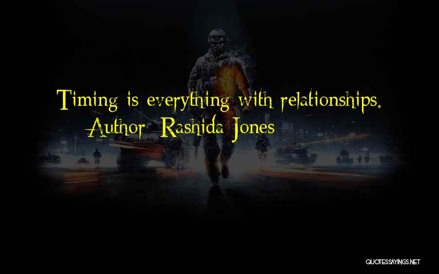 Timing In Relationships Quotes By Rashida Jones