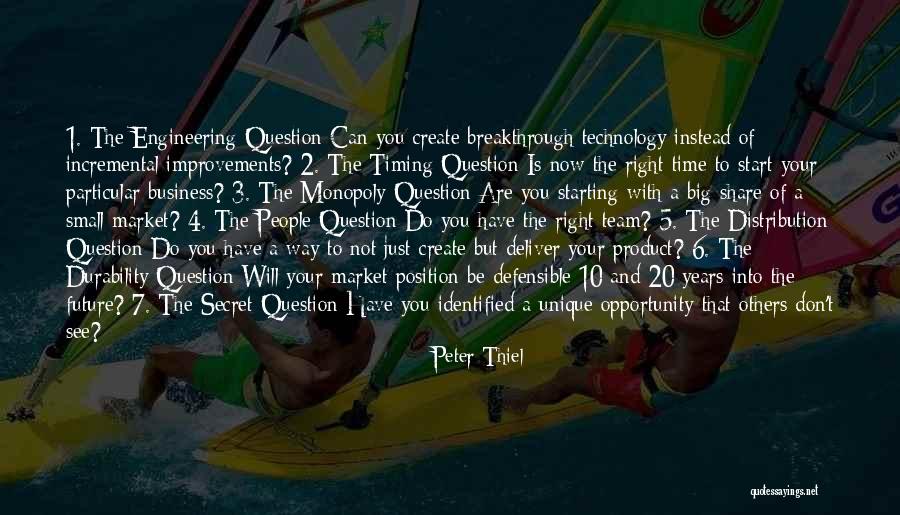 Timing The Market Quotes By Peter Thiel Timing The Market Quotes By Peter Thiel