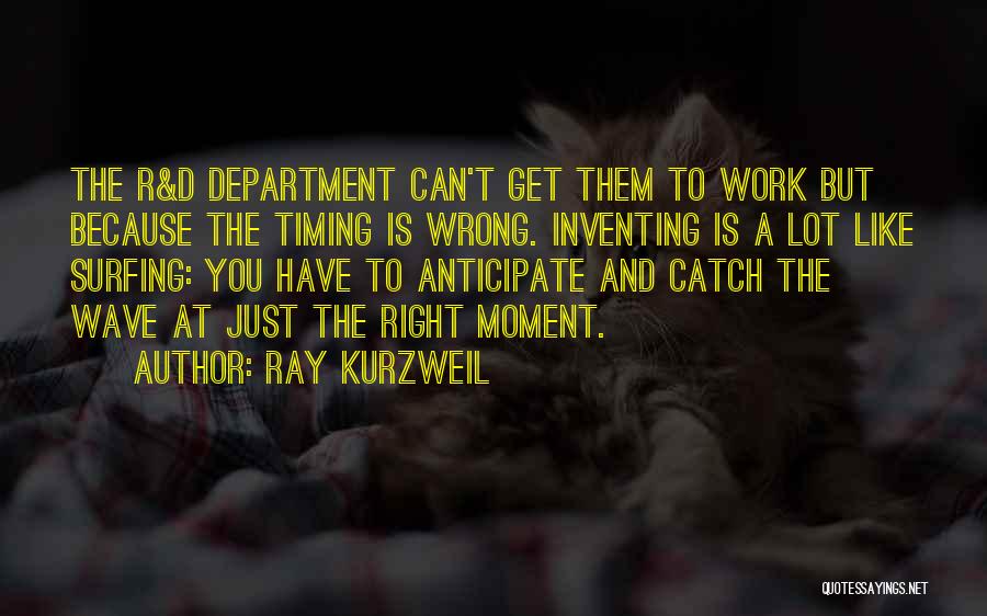 Timing Was Wrong Quotes By Ray Kurzweil