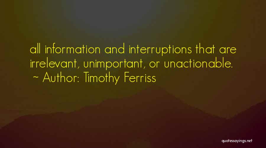 Timothy Ferriss Quotes 380957