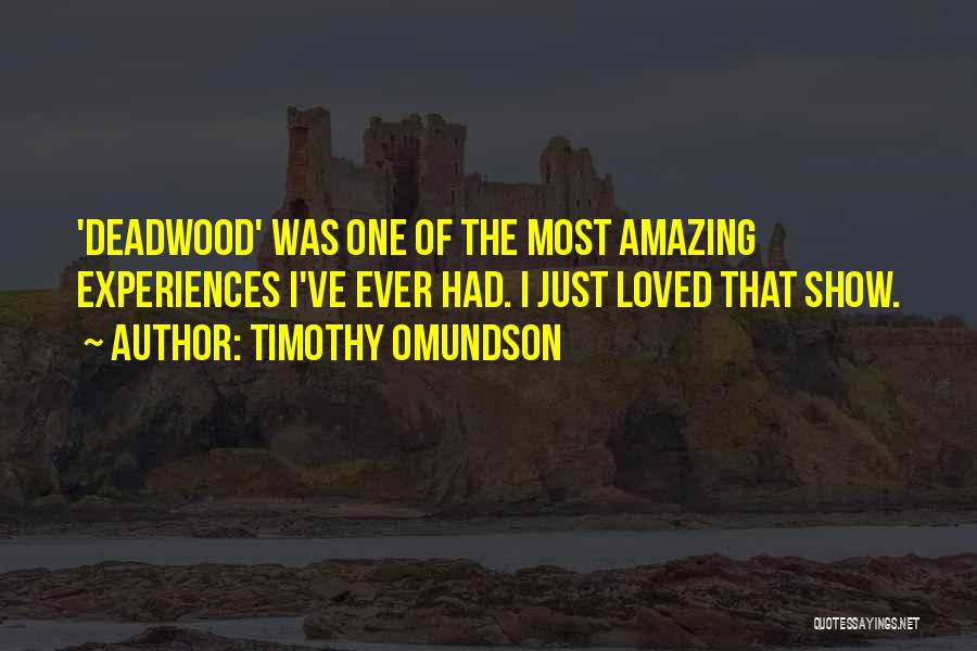 Timothy Omundson Quotes 1600245