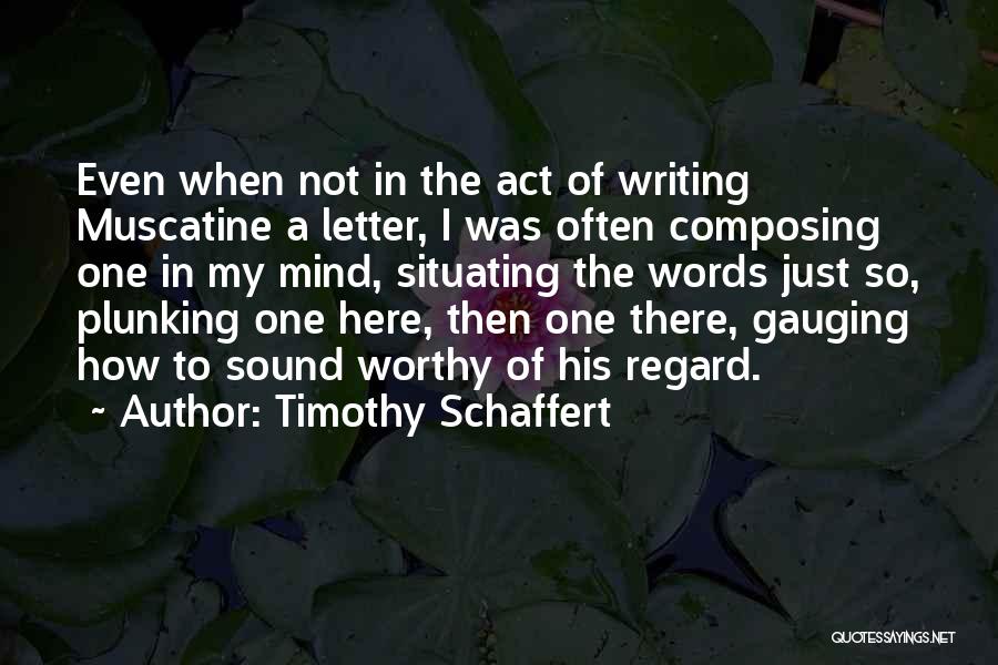 Timothy Schaffert Quotes 1127946
