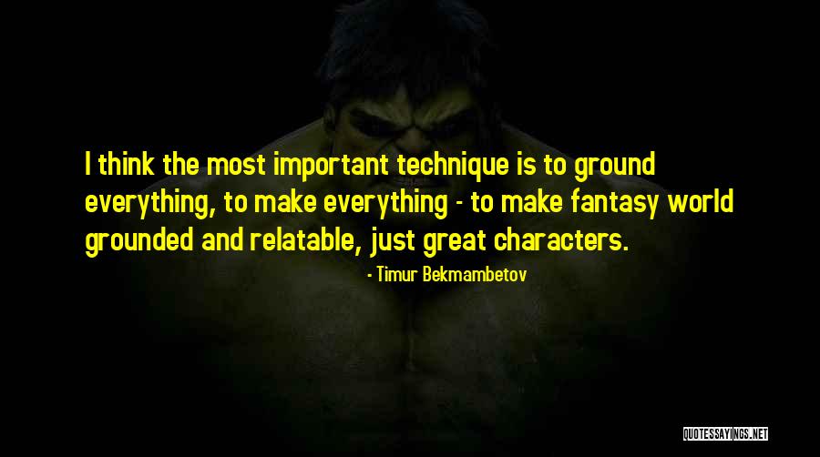 Timur Bekmambetov Quotes 255647