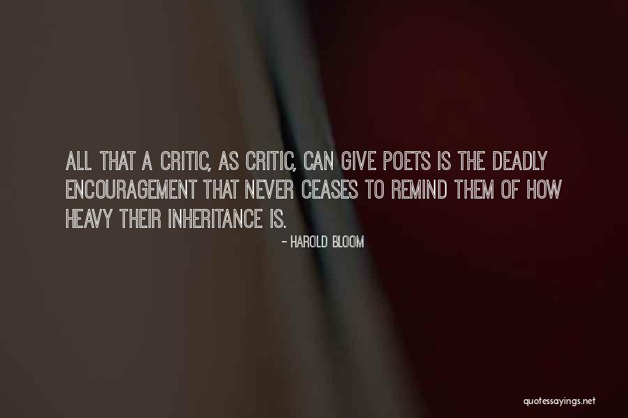 Tina Cassidy Quotes By Harold Bloom Tina Cassidy Quotes By Harold Bloom