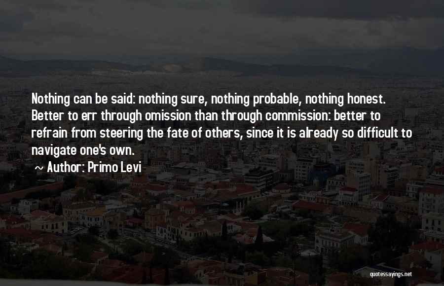 Tinghitella Quotes By Primo Levi