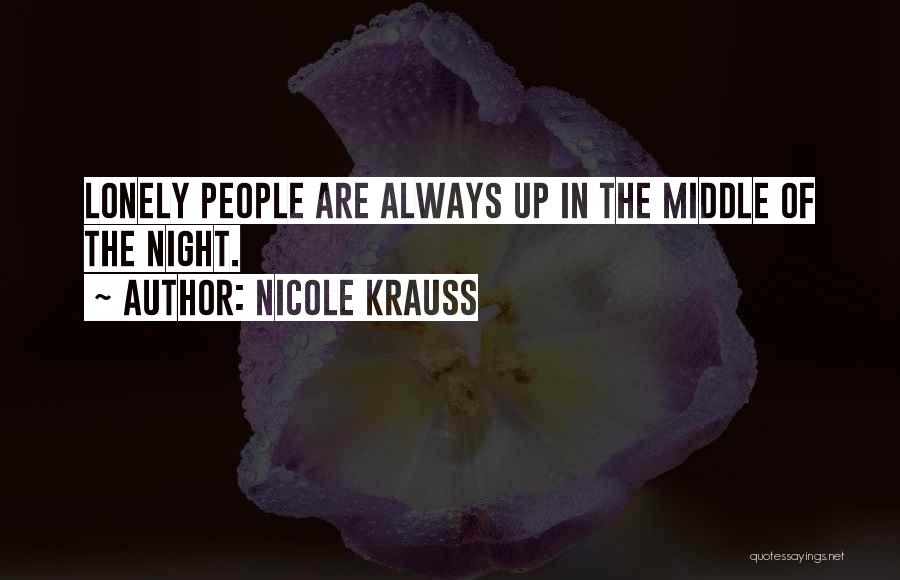 Tinqui Te Ou Quotes By Nicole Krauss