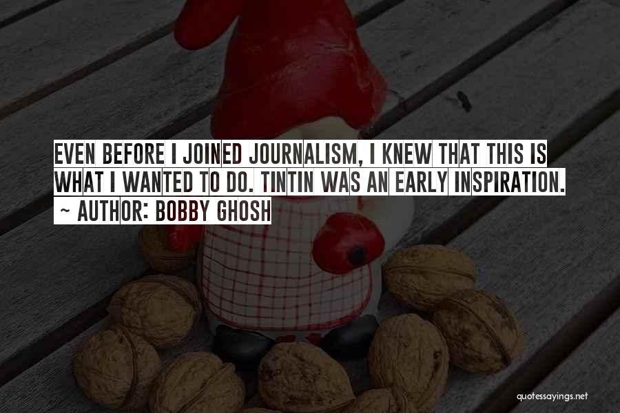Tintin Quotes By Bobby Ghosh