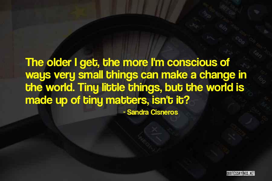 Tiny Little Things Quotes By Sandra Cisneros Tiny Little Things Quotes By Sandra Cisneros