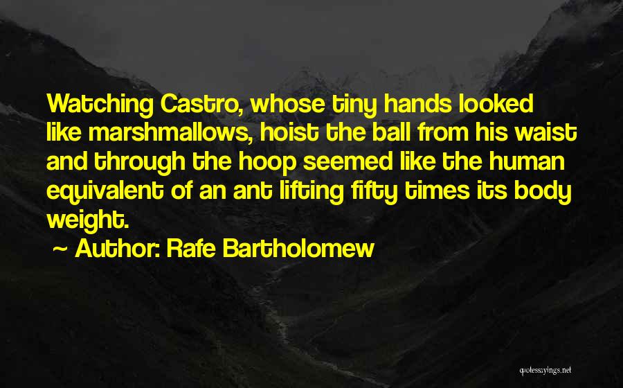 Tiny Waist Quotes By Rafe Bartholomew