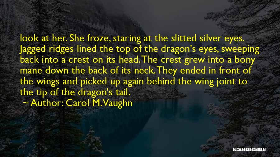 Tip Top Quotes By Carol M. Vaughn