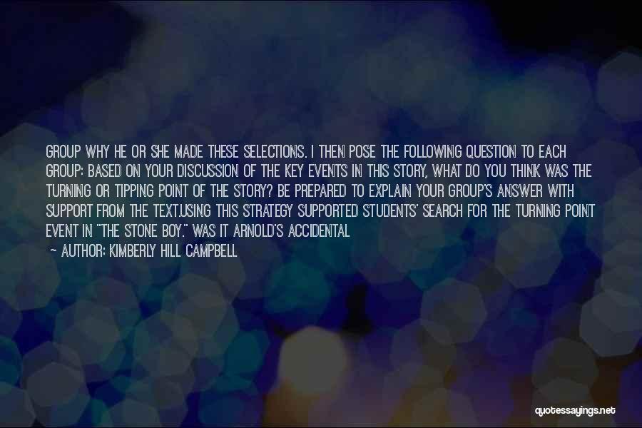 Tipping Point Quotes By Kimberly Hill Campbell