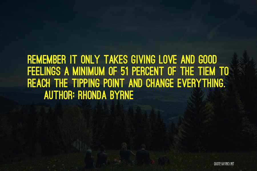 Tipping Point Quotes By Rhonda Byrne