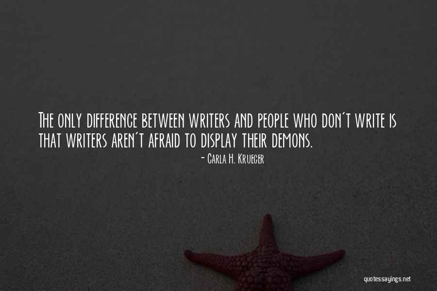 Tips For Writers Quotes By Carla H. Krueger Tips For Writers Quotes By Carla H. Krueger