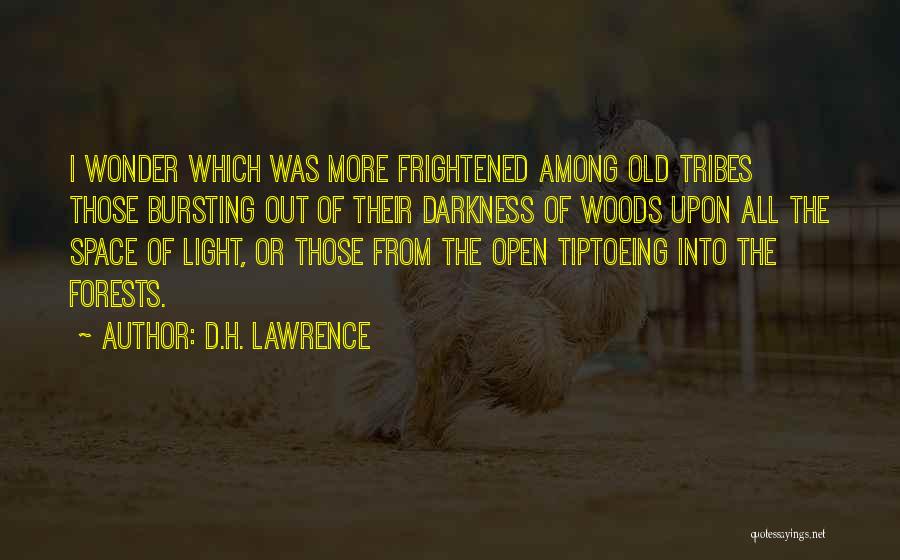Tiptoeing Quotes By D.H. Lawrence