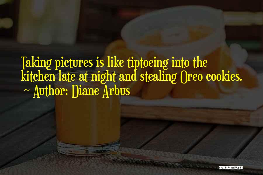 Tiptoeing Quotes By Diane Arbus