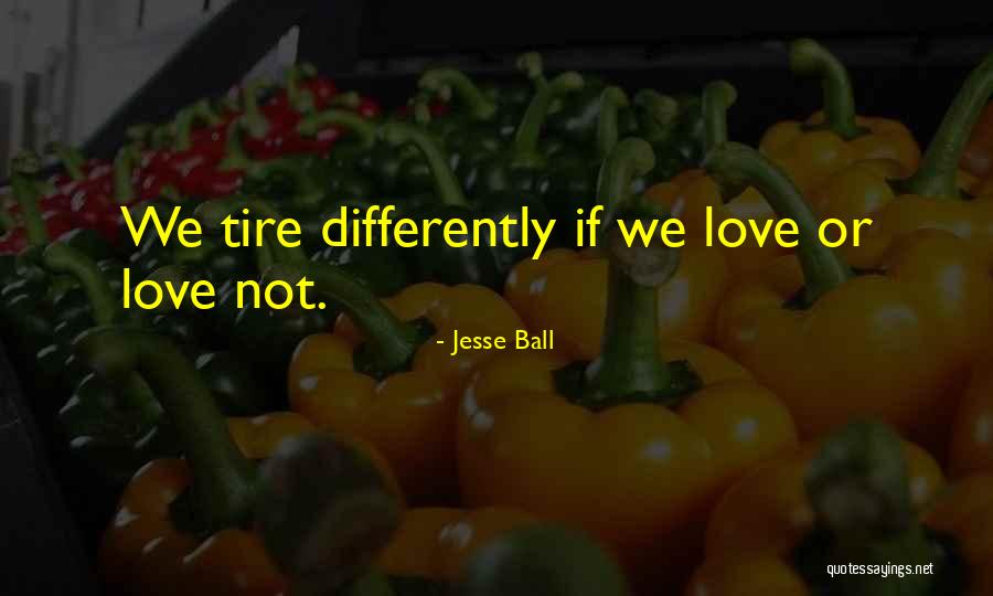 Tire Quotes By Jesse Ball