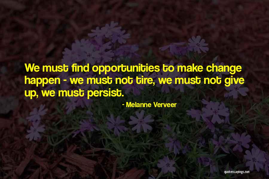 Tire Quotes By Melanne Verveer