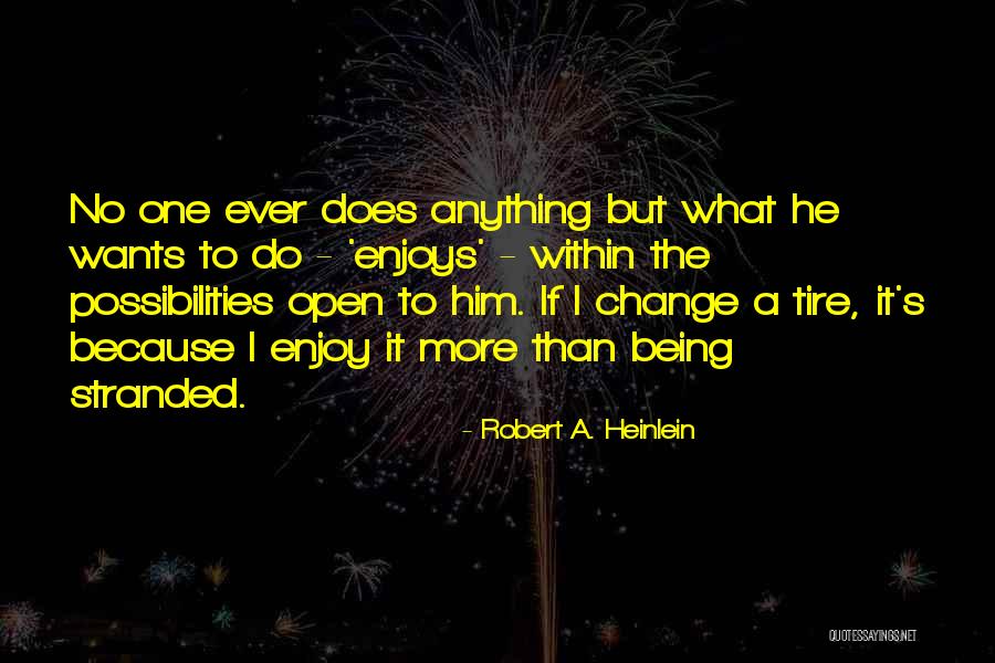 Tire Quotes By Robert A. Heinlein