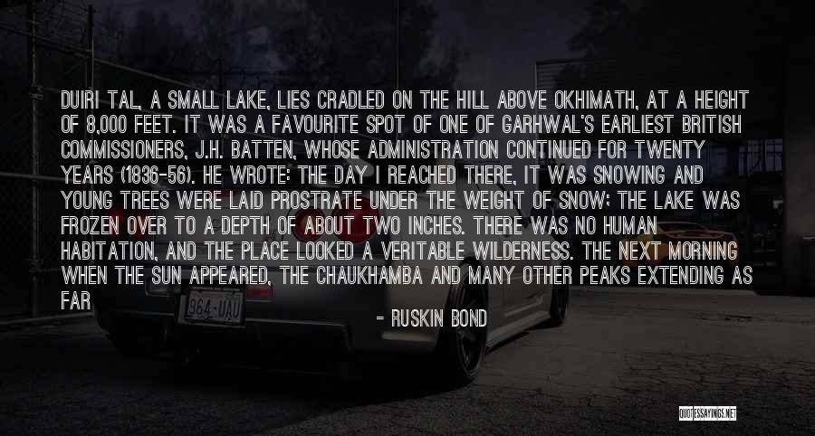 Tire Quotes By Ruskin Bond