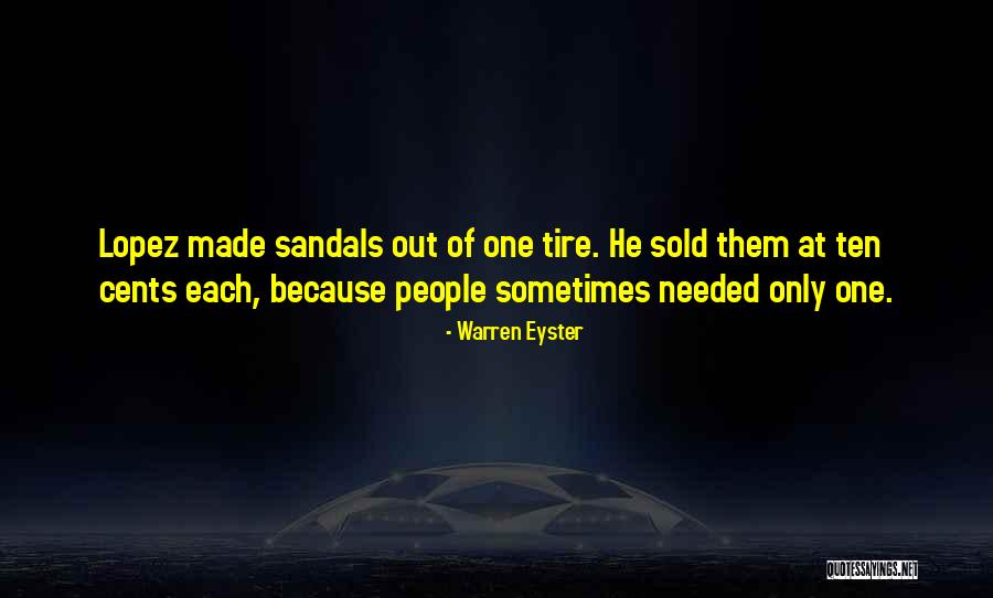 Tire Quotes By Warren Eyster