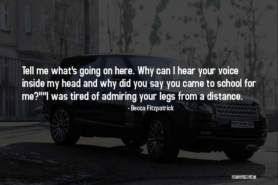 Tired From School Quotes By Becca Fitzpatrick Tired From School Quotes By Becca Fitzpatrick