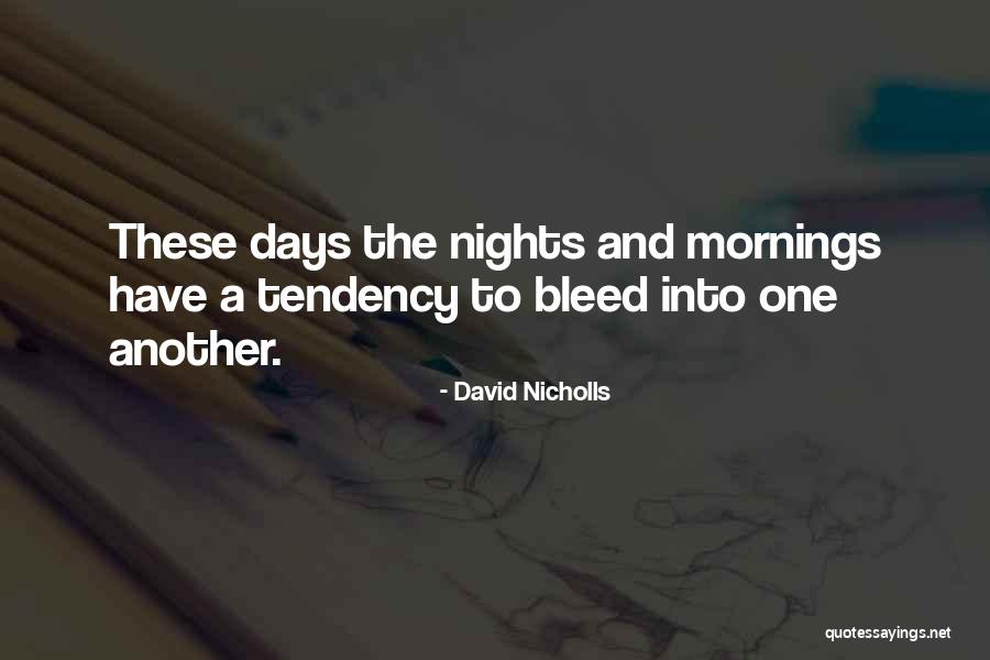 Tired Of Feeling Unimportant Quotes By David Nicholls