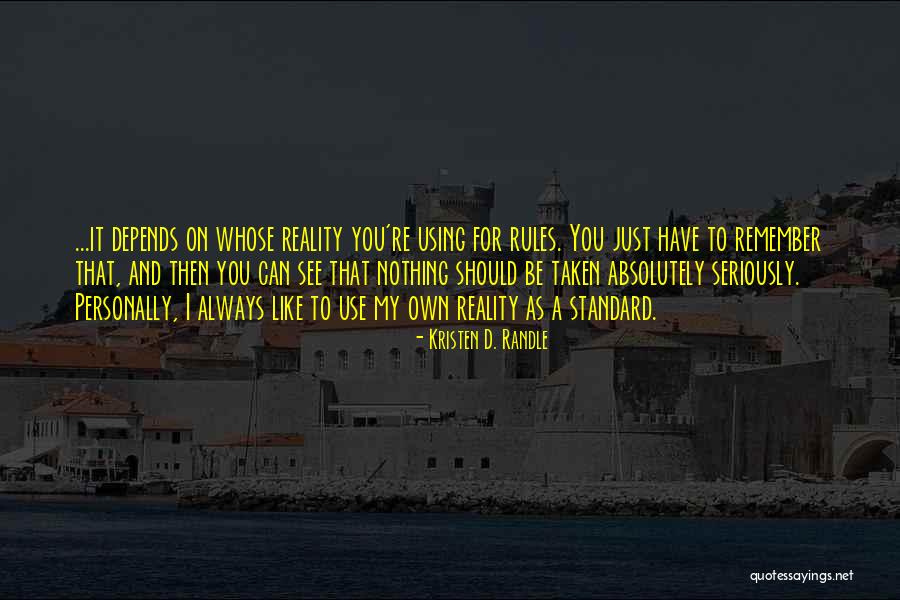 Tirensko Quotes By Kristen D. Randle Tirensko Quotes By Kristen D. Randle