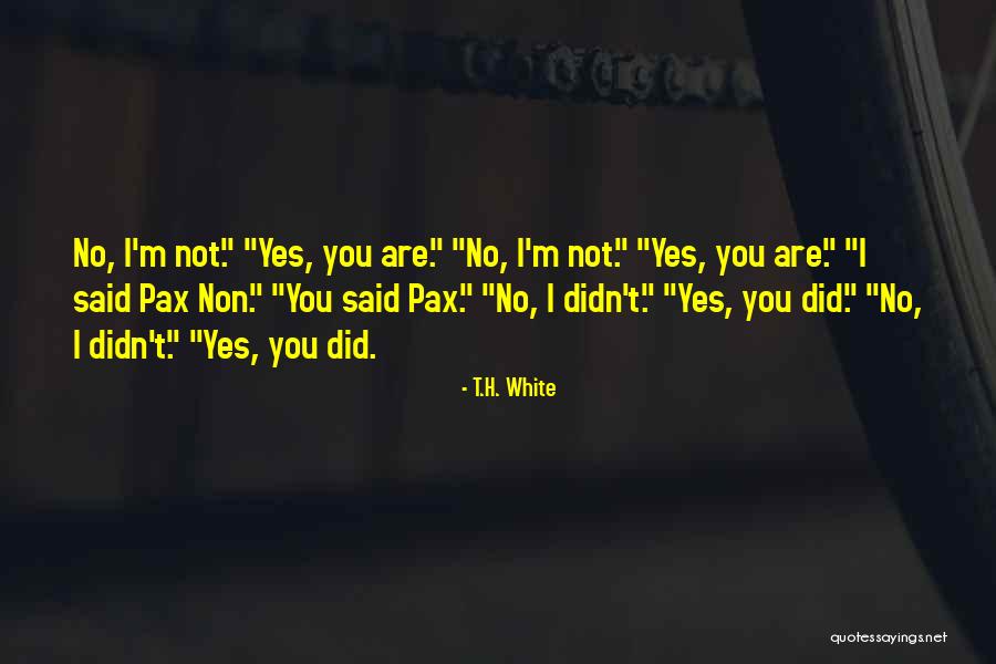 Tirosh International Quotes By T.H. White Tirosh International Quotes By T.H. White