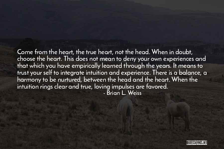 Tirosh Nightmare Quotes By Brian L. Weiss