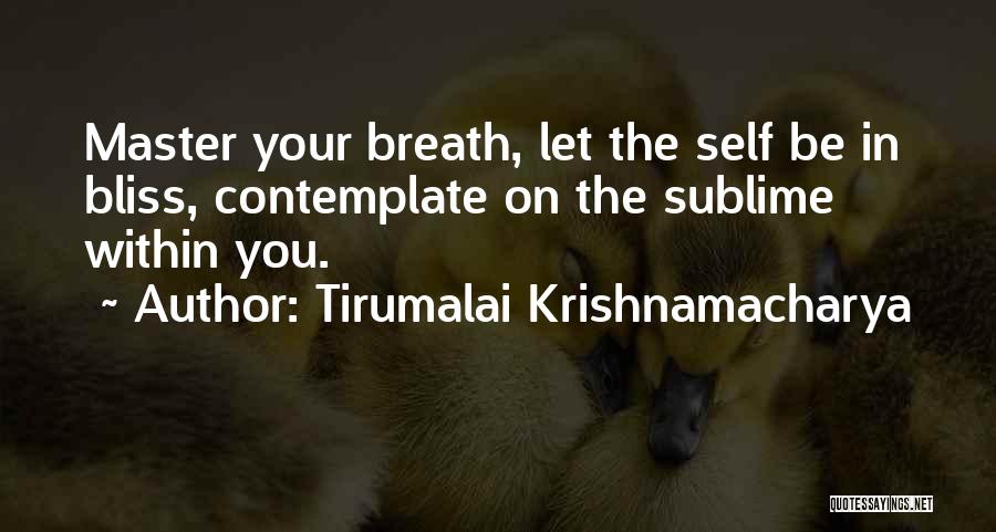 Tirumalai Krishnamacharya Quotes 1158372