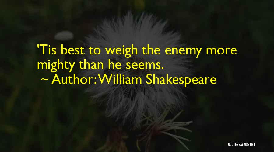 Tis Shakespeare Quotes By William Shakespeare