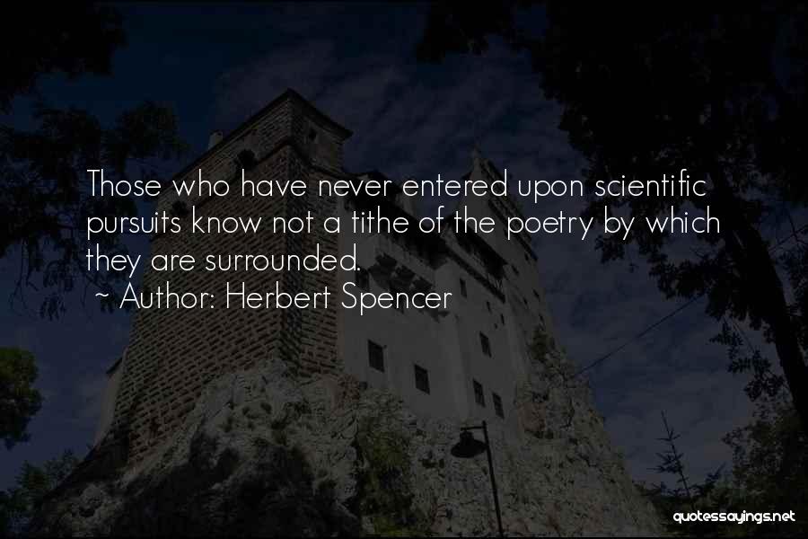 Tithe Quotes By Herbert Spencer