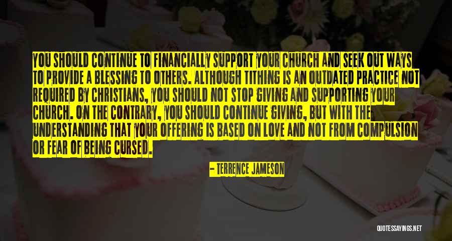 Tithes Quotes By Terrence Jameson