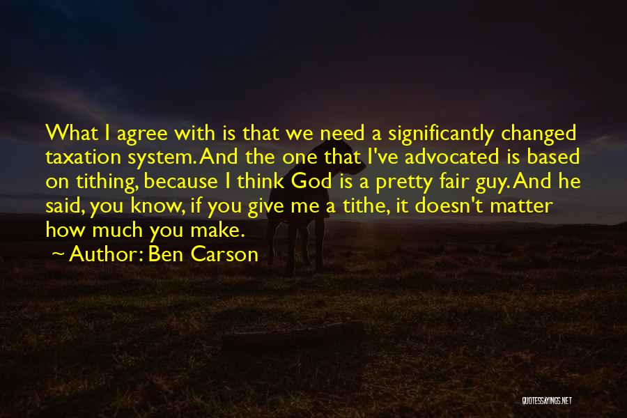 Tithing Quotes By Ben Carson