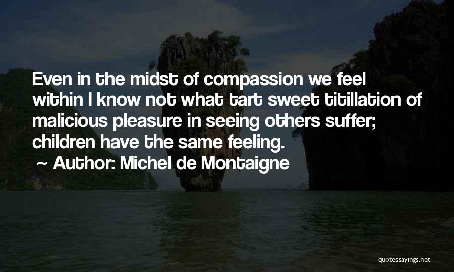 Titillation Quotes By Michel De Montaigne