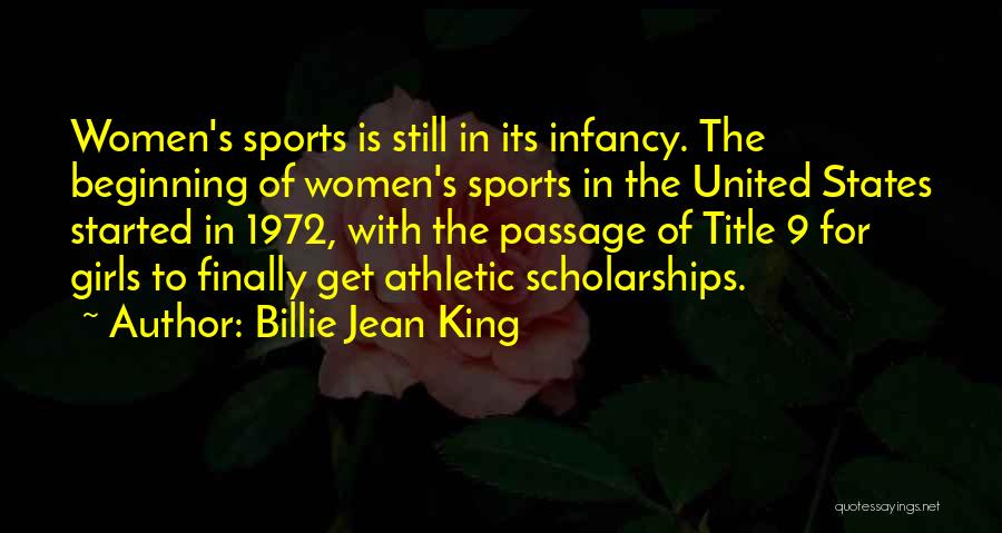 Title 9 Quotes By Billie Jean King