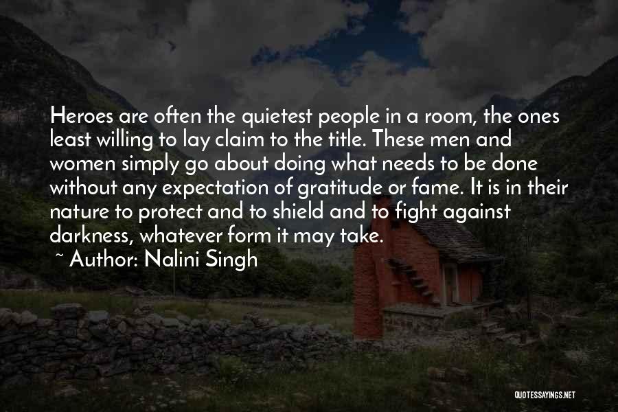 Title Fight Quotes By Nalini Singh