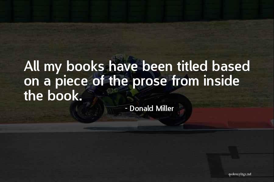Titled Quotes By Donald Miller Titled Quotes By Donald Miller