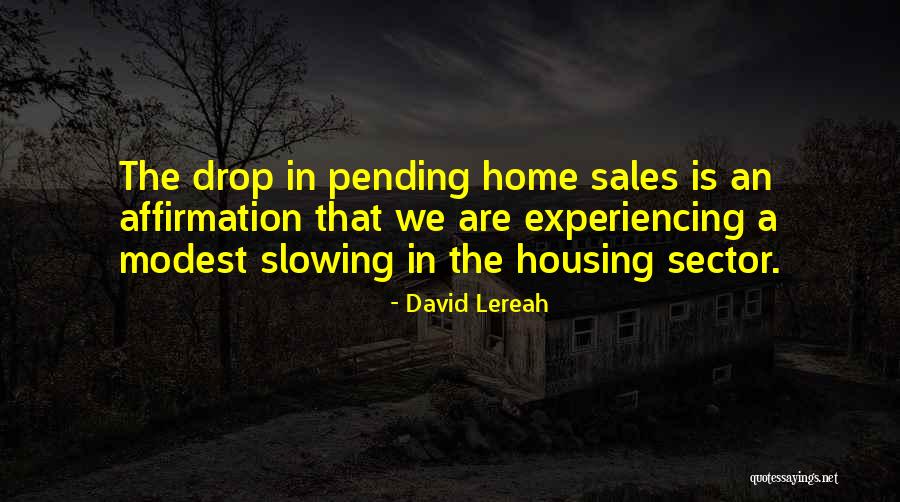 Tkr Management Quotes By David Lereah Tkr Management Quotes By David Lereah