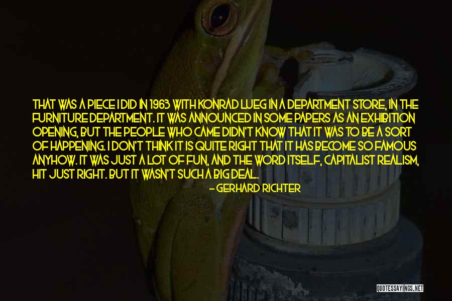 Tmeg Productions Quotes By Gerhard Richter Tmeg Productions Quotes By Gerhard Richter