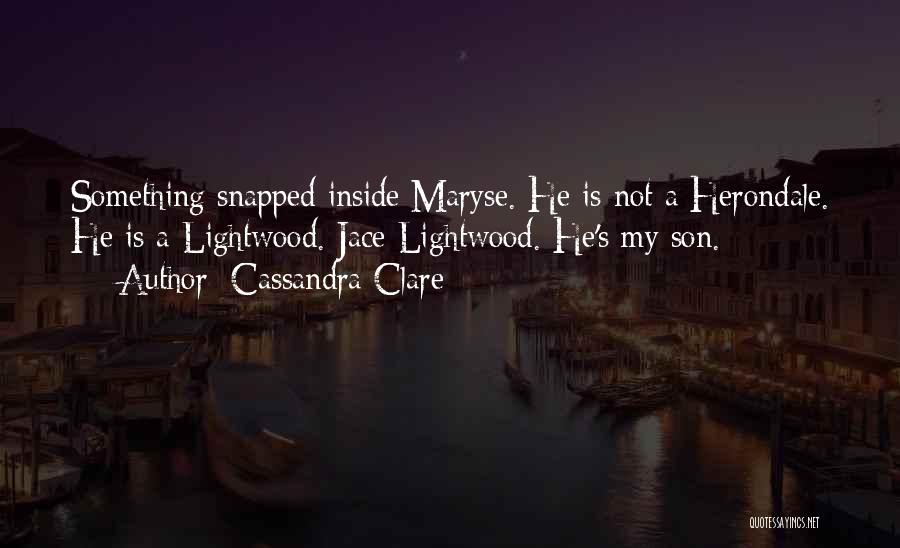 Tmi Quotes By Cassandra Clare