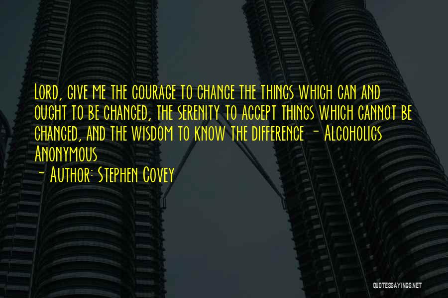 To Accept Change Quotes By Stephen Covey