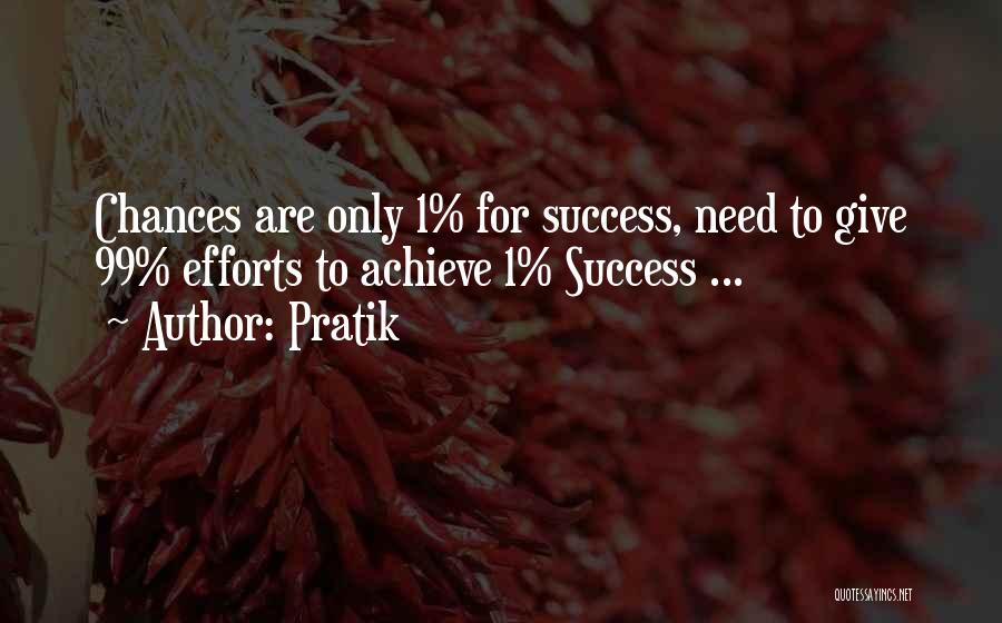 To Achieve Success Quotes By Pratik