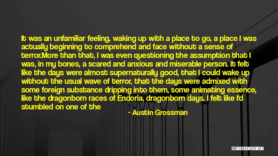 To Be Good Person Quotes By Austin Grossman