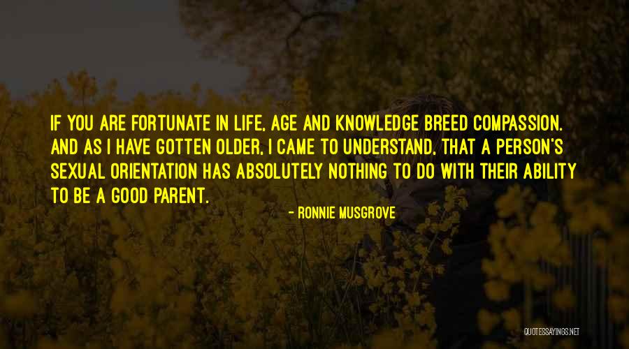 To Be Good Person Quotes By Ronnie Musgrove