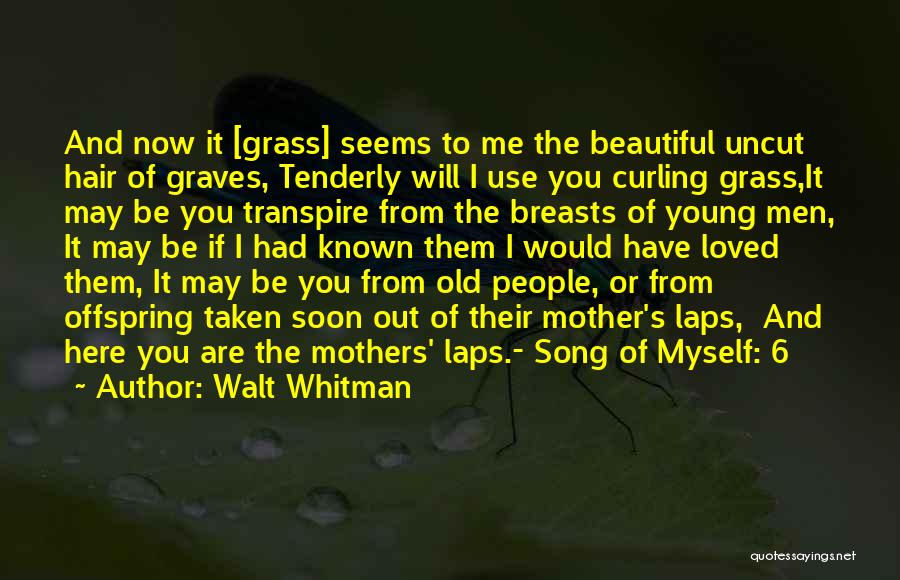 To Be Young And Beautiful Quotes By Walt Whitman