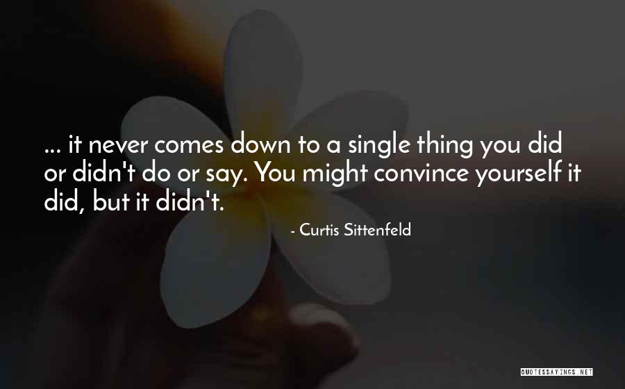 To Convince You Quotes By Curtis Sittenfeld To Convince You Quotes By Curtis Sittenfeld
